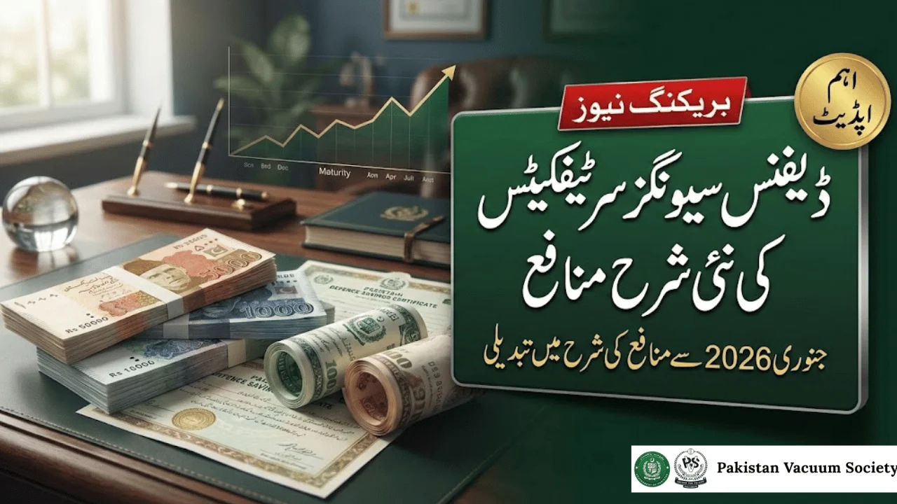 Defence Savings Certificates Profit Rate Updated for January 2026