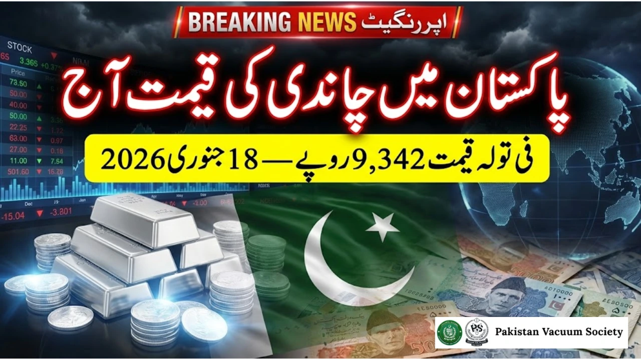 Silver Rate in Pakistan Today – 18 January 2026 (Live Update)