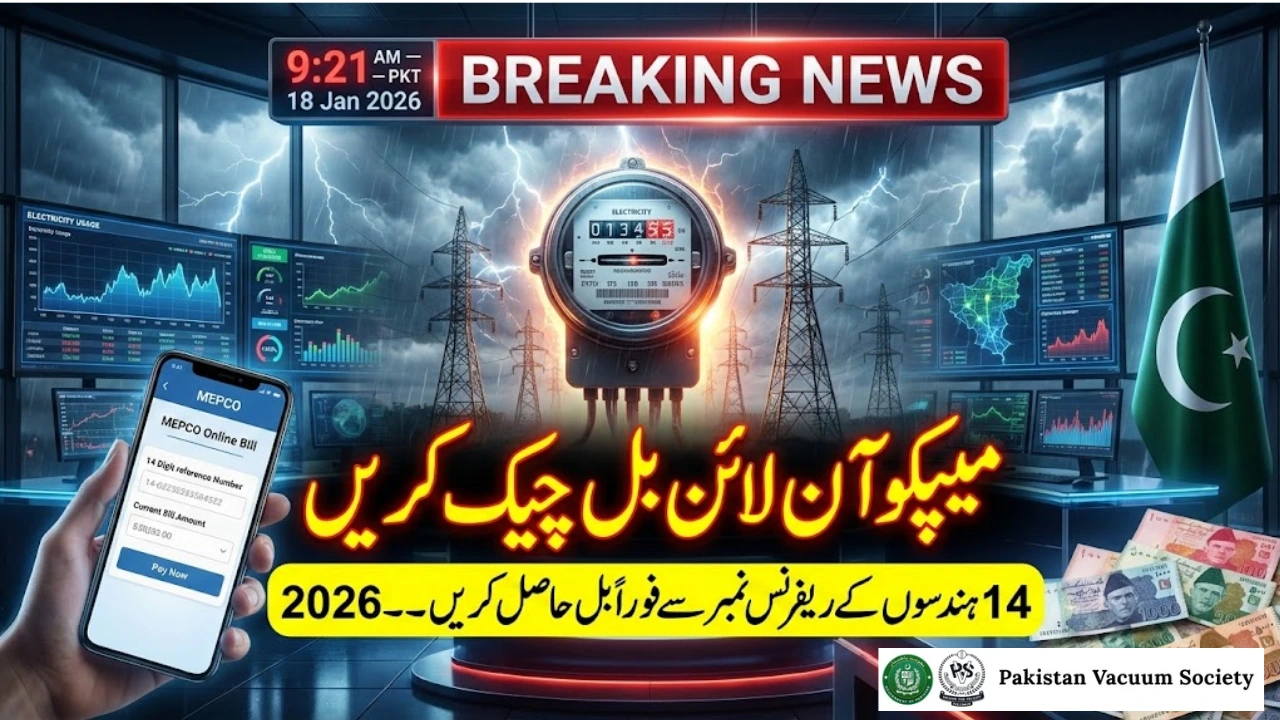 MEPCO Online Bill Check by 14-Digit Reference Number (2026)