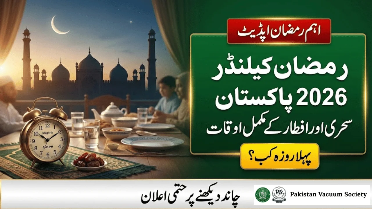 Ramzan Calendar 2026 Pakistan – Complete Sehri & Iftar Timings