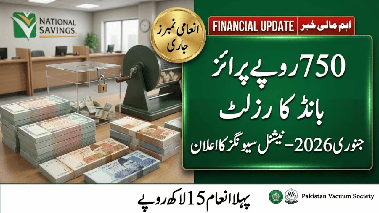 Rs. 750 Prize Bond Results for January 2026