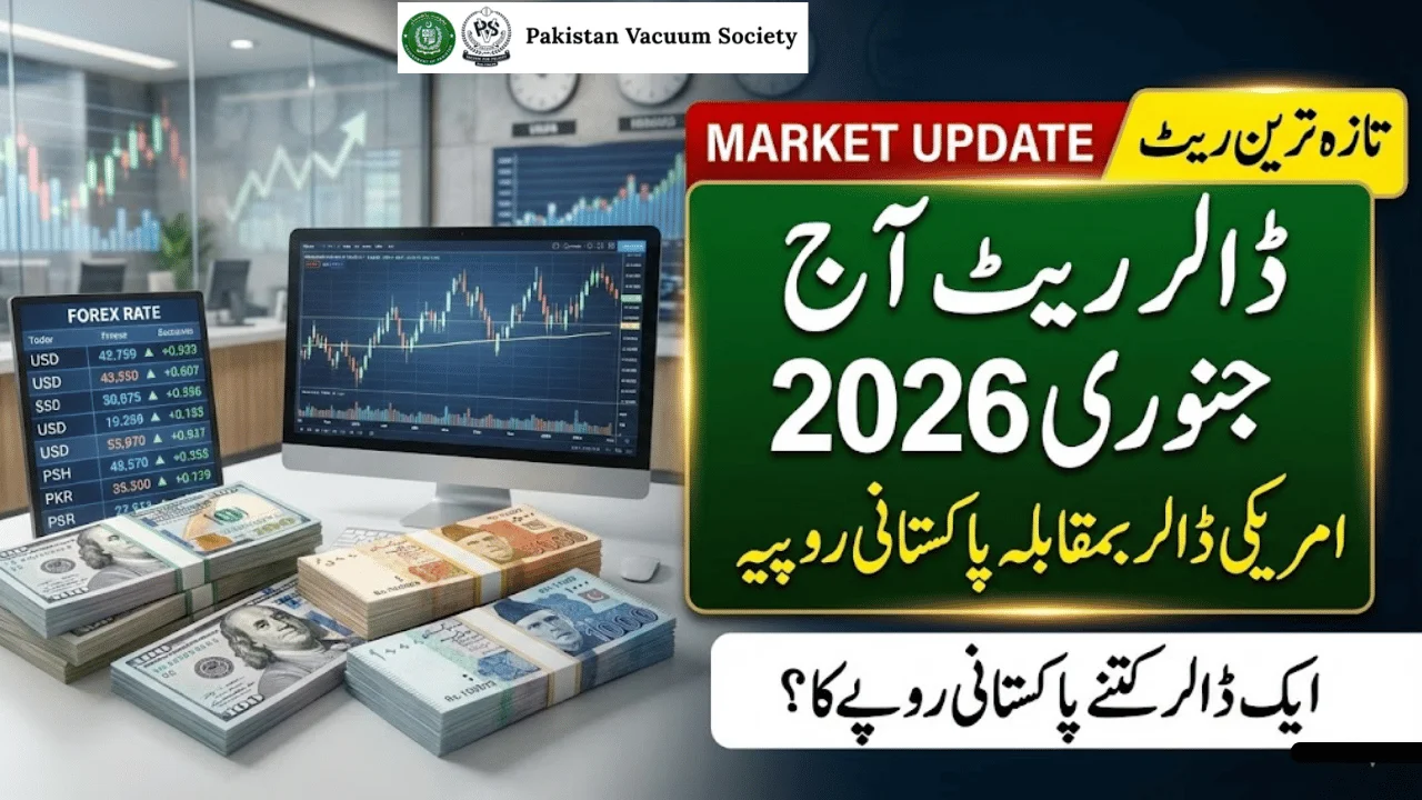 US Dollar to PKR Today – 16 January 2026 Latest USD to Pakistani Rupee Rates