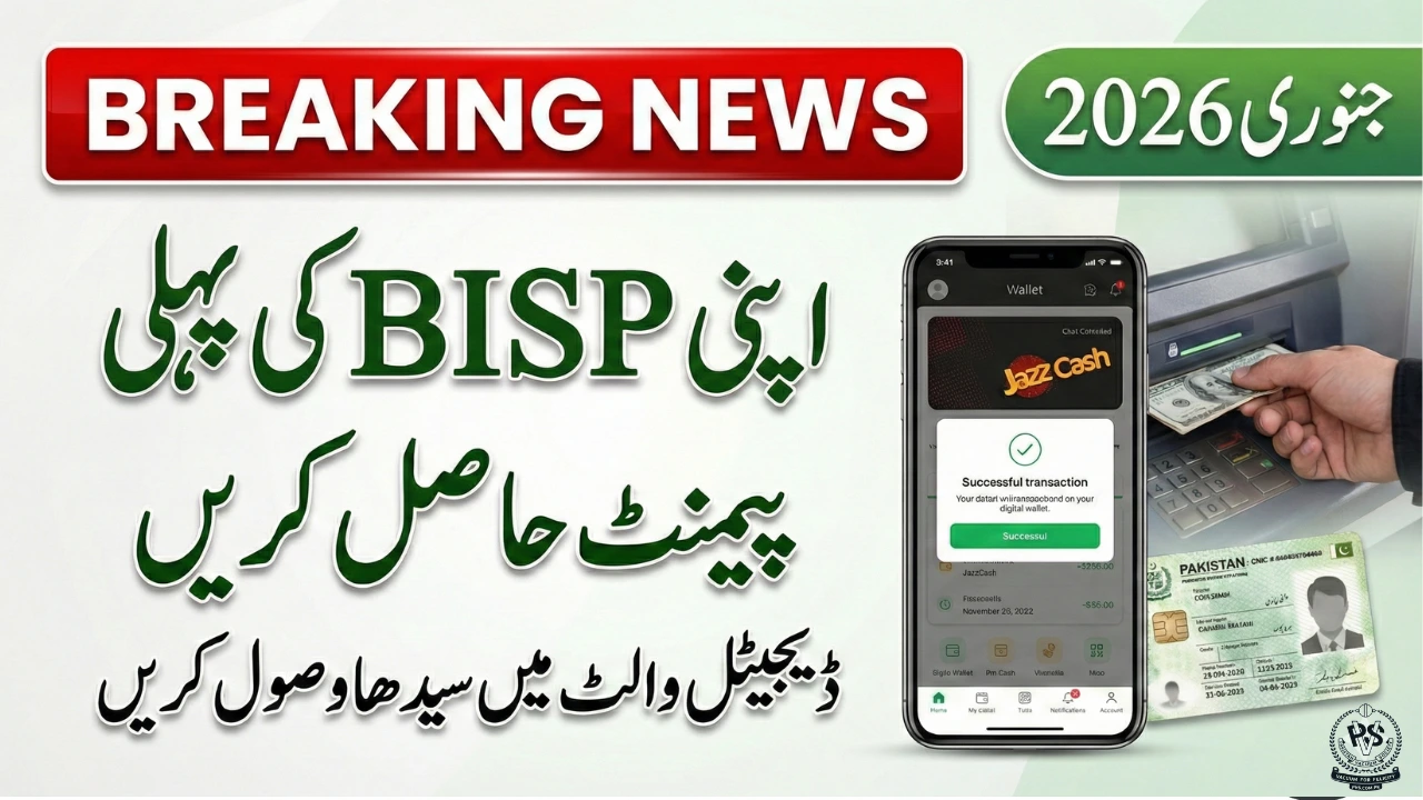 First BISP Payment in a Digital Wallet