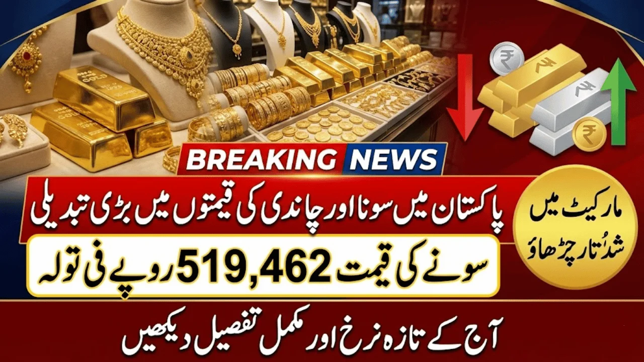 Gold & Silver Prices in Pakistan Today — Fresh Market Update (9 February 2026)