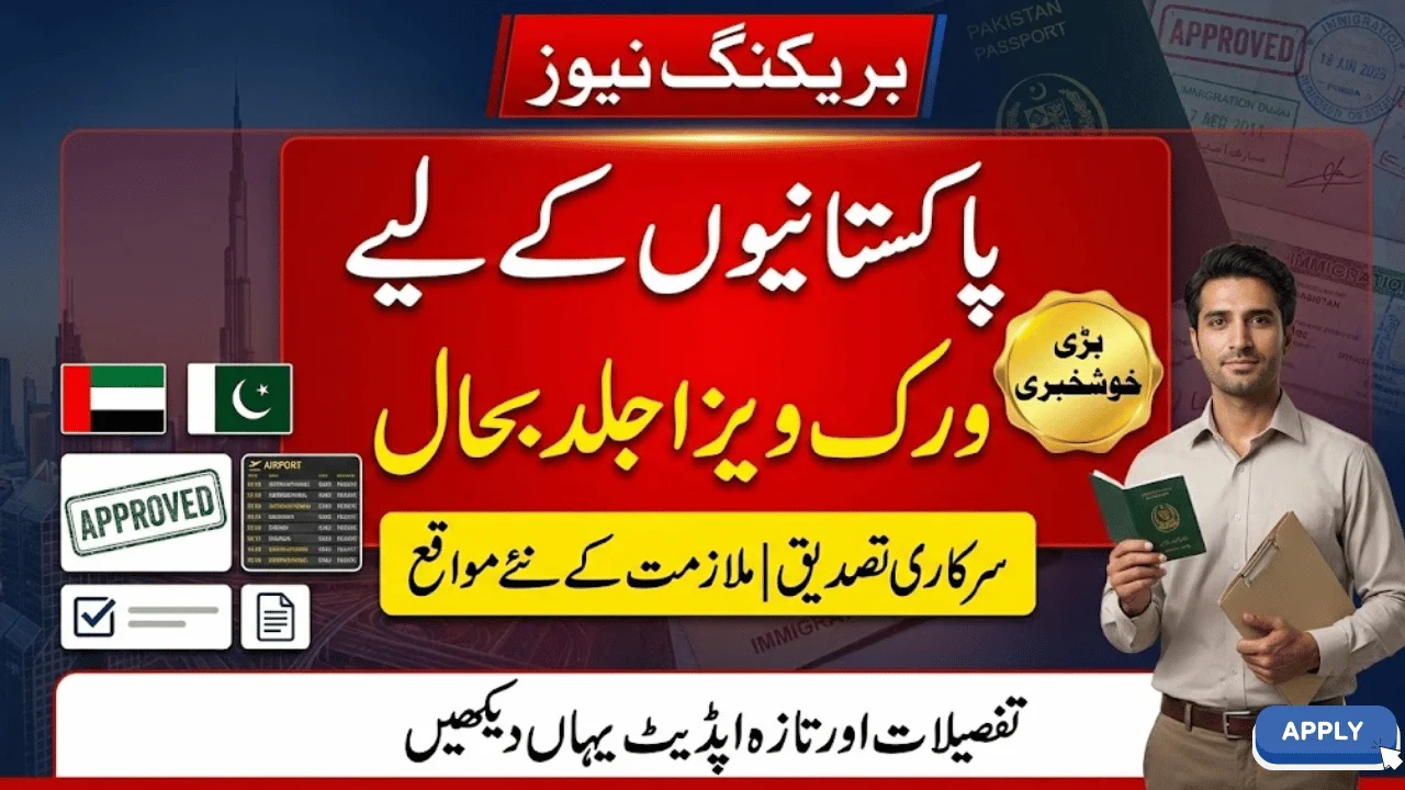 UAE Work Visas for Pakistanis Likely to Resume Soon