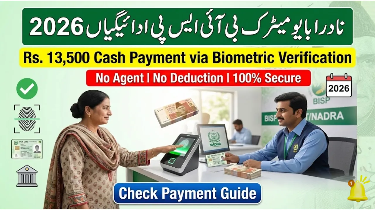 NADRA Biometric BISP Cash Payments 2026 – Complete Beneficiary Guide