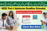 Federal Board Extends HSSC Part-I Exam Admission Deadline With Revised Fee Schedule