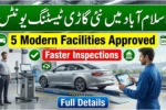 Capital Development Authority Approves Five New Vehicle Testing Units in Islamabad